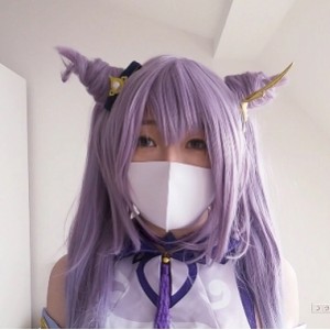 Yuzukitty柚子猫_cosplay原神刻晴作品