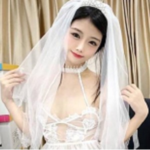 推特妹子少女喵四闪现婚纱自娱自乐1V1.4G私拍作品